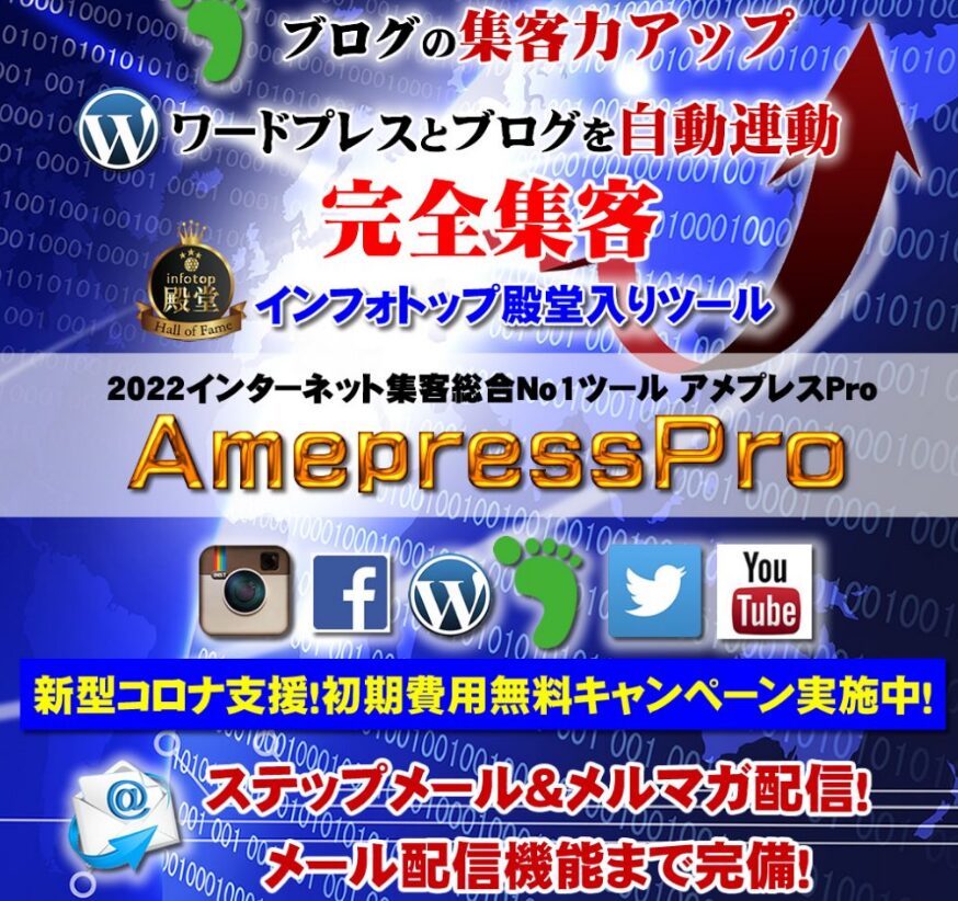 インターネット総合集客ツール　アメプレスPro